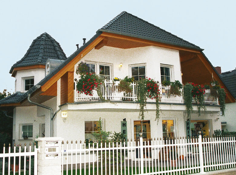 Wir planen und bauen repräsentative, exklusive Eigenheime und Zweifamilien-Häuser schlüsselfertig preiswert zum Festpreis & planen und bauen einmalig schöne Zweifamilienhäuser mit Türmchen schlüsselfertig preiswert zum Festpreis oder noch viel preiswerter in Freier Planung in unseren besten Architektur-Design